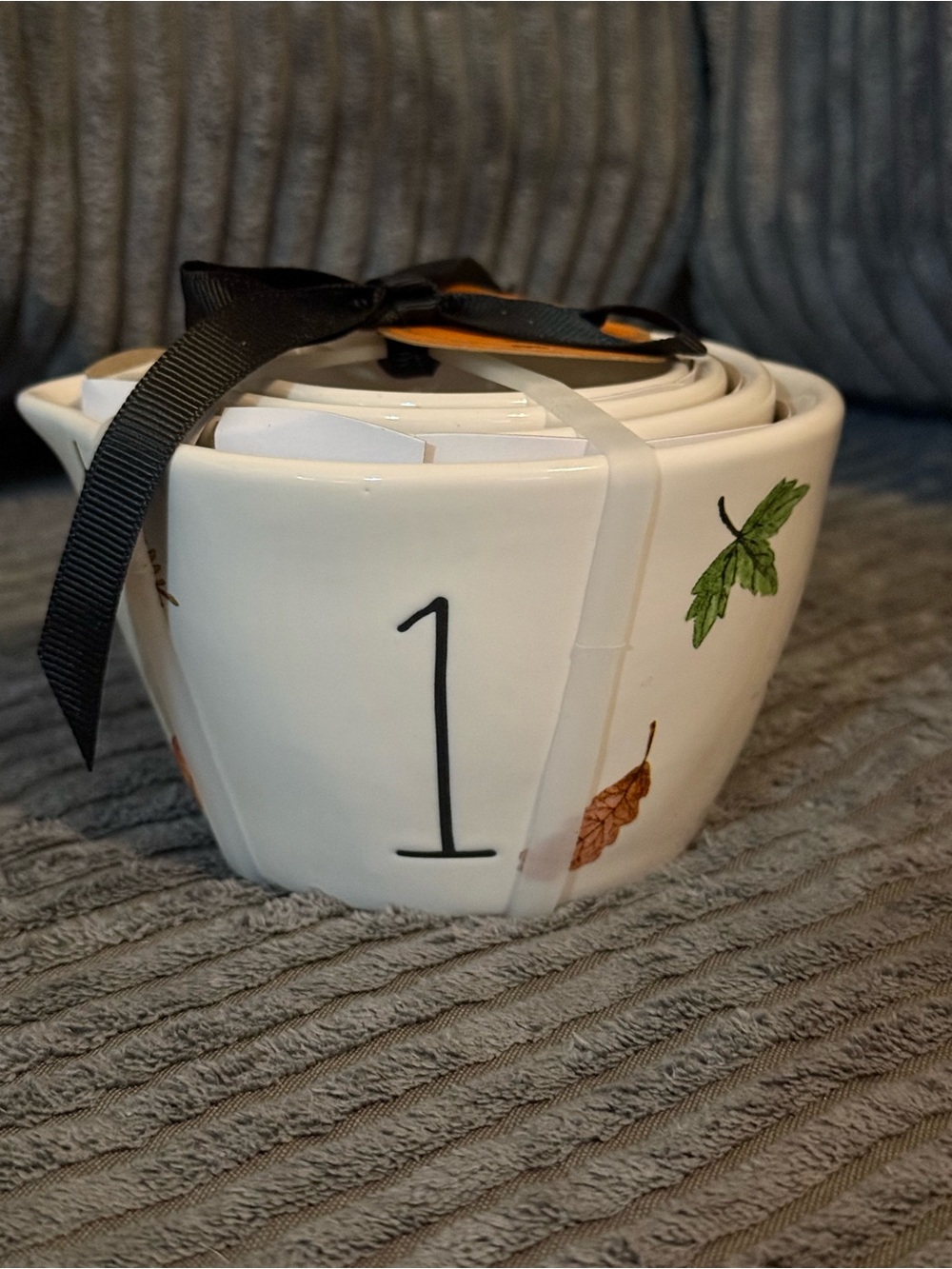 Rae Dunn ✨ Fall Collection Ceramic Nesting Measuring Cups Set of 4